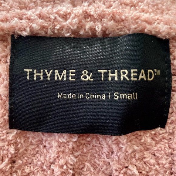 Thyme & Thread Soft Pink Sweater Top - Picture 2 of 4